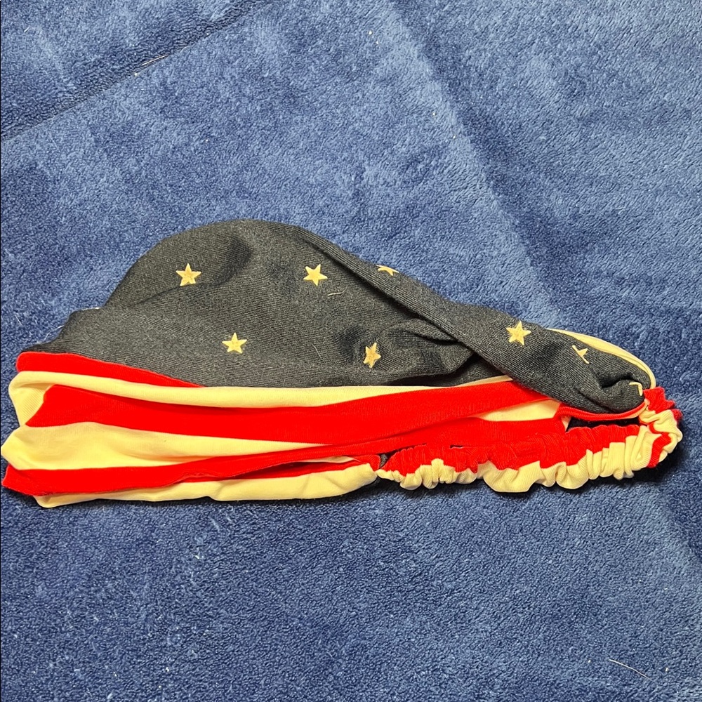 NWOT Patriotic Star-Patterned Bandana